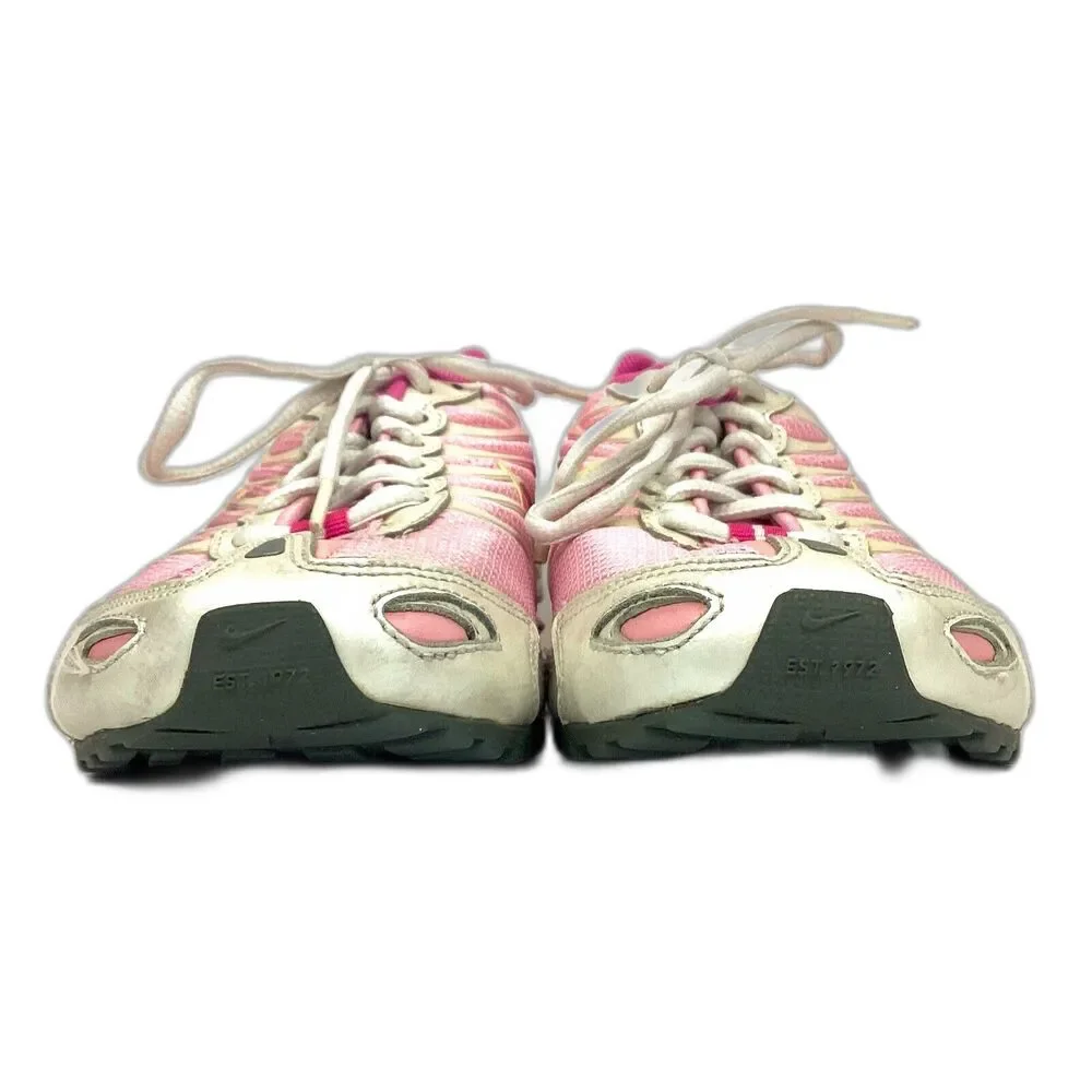 Nike Running Shox - Youth Size 3.5 - Pink/Silver Sneakers - 2007 - 318096-661